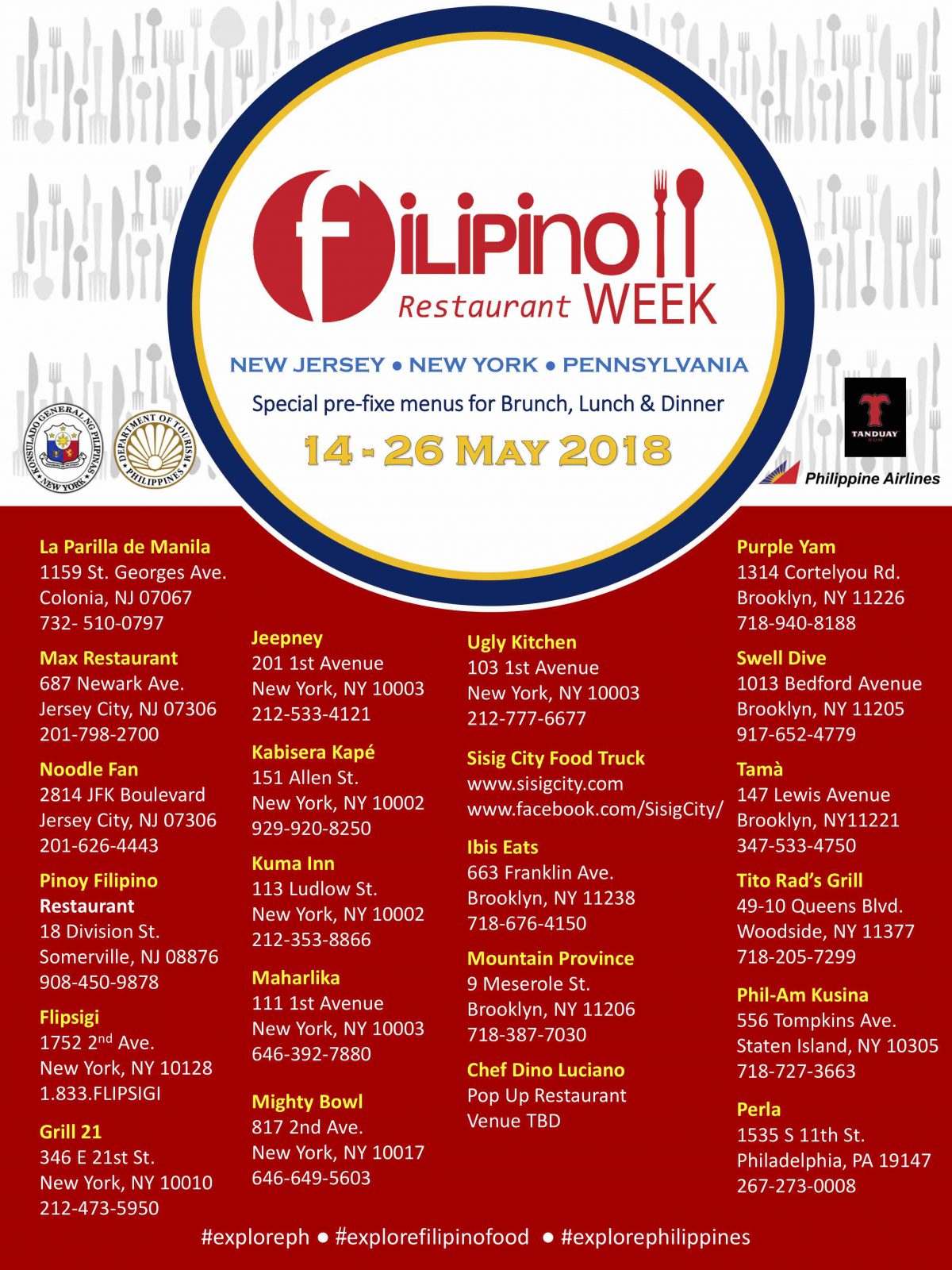 Philippine Restaurant Week Nyc Philippine Restaurant Week Nyc